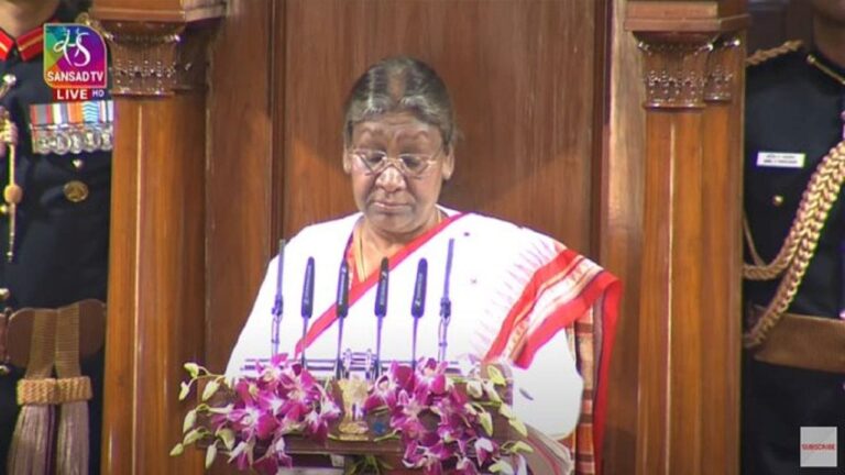 संसद में राष्ट्रपति का 59 मिनट का अभिभाषण, राष्ट्रपति के अभिभाषण में क्या रहा खास पढ़िए?