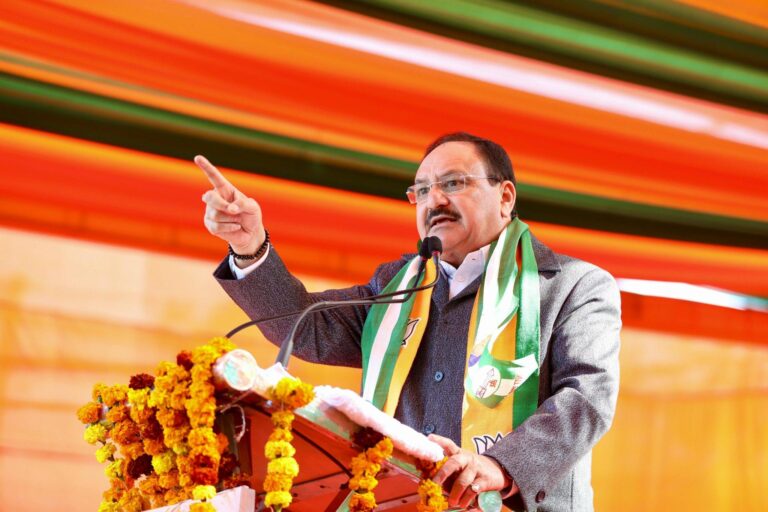 जेपी नड्डा ने बुराड़ी में जेडीयू प्रत्याशी के समर्थन में जनसभा को किया संबोधित, जानिए क्या क्या बोला?