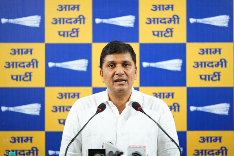 भ्रष्ट अधिकारियों को बचाने के लिए भाजपा ने विधानसभा और कोर्ट में चल रहे केस किए रद्द, बोले सौरभ भारद्वाज