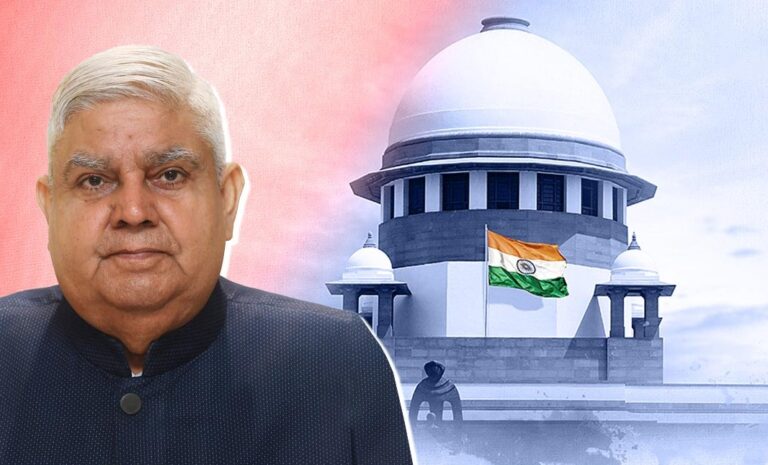उपराष्ट्रपति जगदीप धनखड़ ने सु्प्रीम कोर्ट की टिप्पणी पर उठाए सवाल,कहा संसद है सर्वोपरि