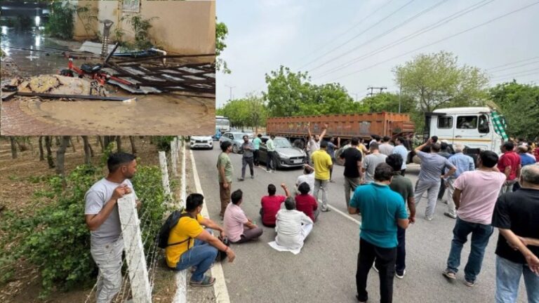 मिगसन अल्टिमो सोसायटी के बिल्डर पर नहीं हुआ एक्शन, स्थानीय लोगो ने पुलिस पर लगाए मिलीभगत के आरोप, हादसे में 2 लोगों की हुई थी मौत