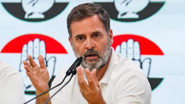 राहुल गांधी ने मध्य प्रदेश में मोदी सरकार पर कसा तंज, ट्रंप के फोन और जातिगत जनगणना पर जताई आपत्ति