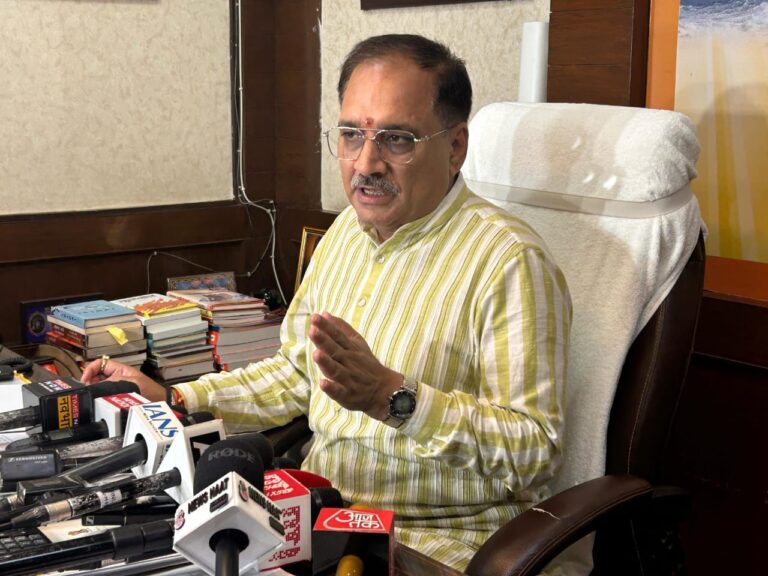 Delhi BJP President Virendra Sachdeva Slams AAP’s Slum Rally as Political Gimmick