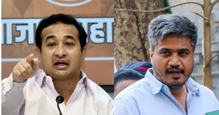 नितेश राणे vs रोहित पवार बयानबाज़ी की जंग में गरमाई महाराष्ट्र की सियासत “पवार का राणे पर पलटवार”