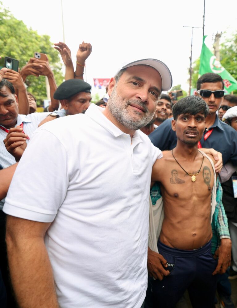राहुल गांधी का बड़ा आरोप बीजेपी और चुनाव आयोग मिलकर कर रहे वोट चोरी, बिहार में नहीं करने देंगे दोबारा