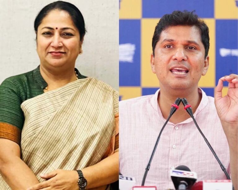 AAP का BJP पर हमला “क्या दिल्ली CM के पति सरकार चला रहे हैं?” आप नेता सौरभ भारद्वाज का गंभीर आरोप जानें क्या है पूरा मामला