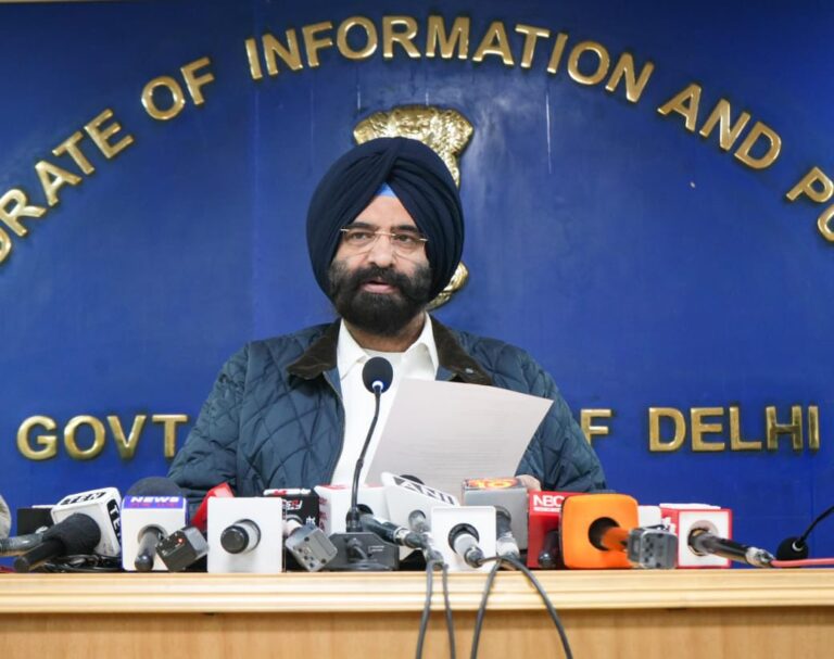 दिल्ली में प्रदूषण नियंत्रण की सबसे बड़ी मुहिम — पर्यावरण मंत्री मनजिंदर सिंह सिरसा की बड़ी कार्रवाई
