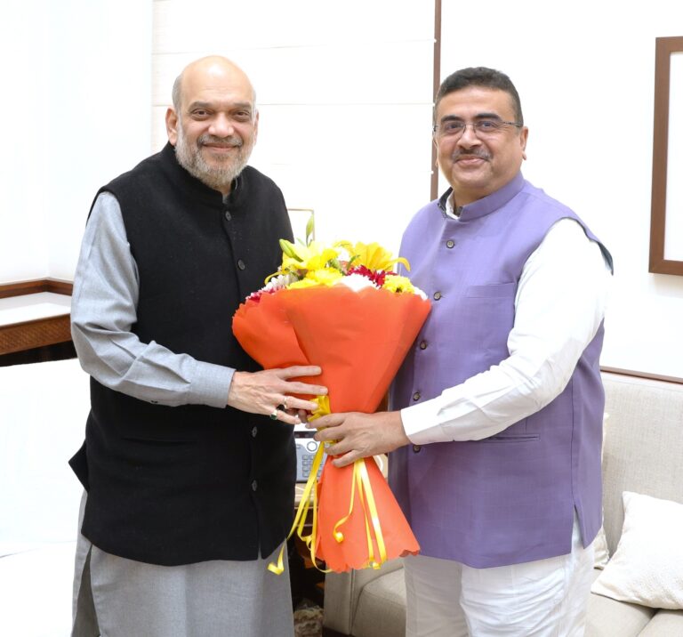 ममता के गढ़ में शाह की दहाड़! शुभेंदु के नामांकन में शक्ति प्रदर्शन