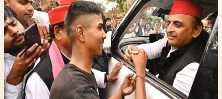 चाय वाले पर कार्रवाई से गरमाई सियासत, Akhilesh Yadav का तंज“मेरा घर भी सील कर दो