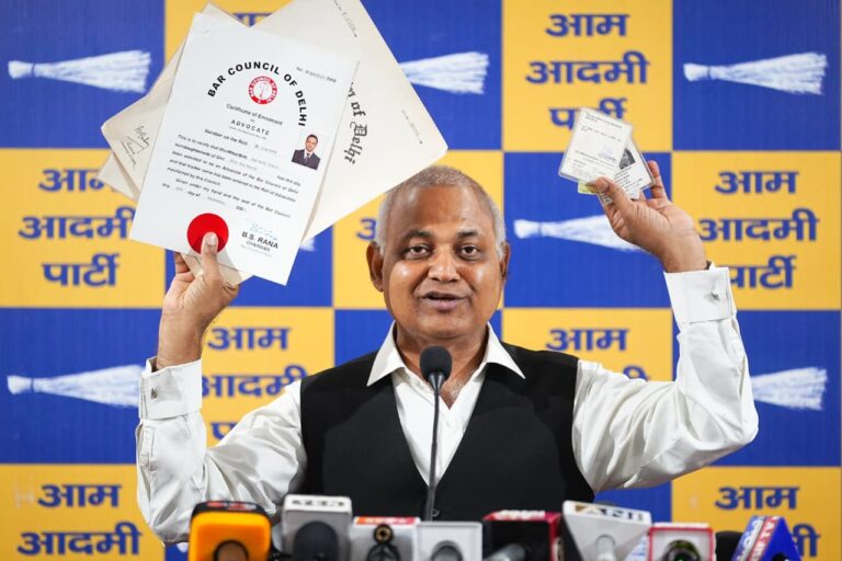 चुनाव आयोग के जरिए दिल्ली में 30 लाख वोट कटवाने का षड़यंत्र कर रही भाजपा- सोमनाथ भारती